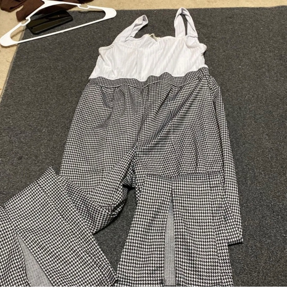 Black and white Romper